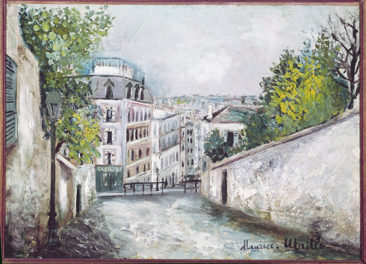 Rue du Mont-Cenis, Montmartre - Maurice Utrillo