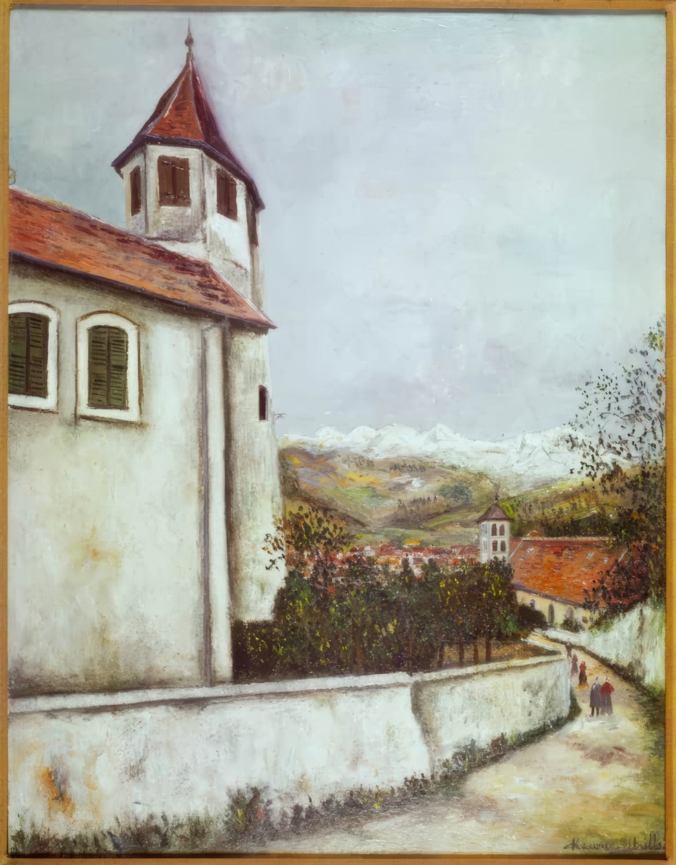 Sallanches et le massif du Mont-Blanc - Maurice Utrillo