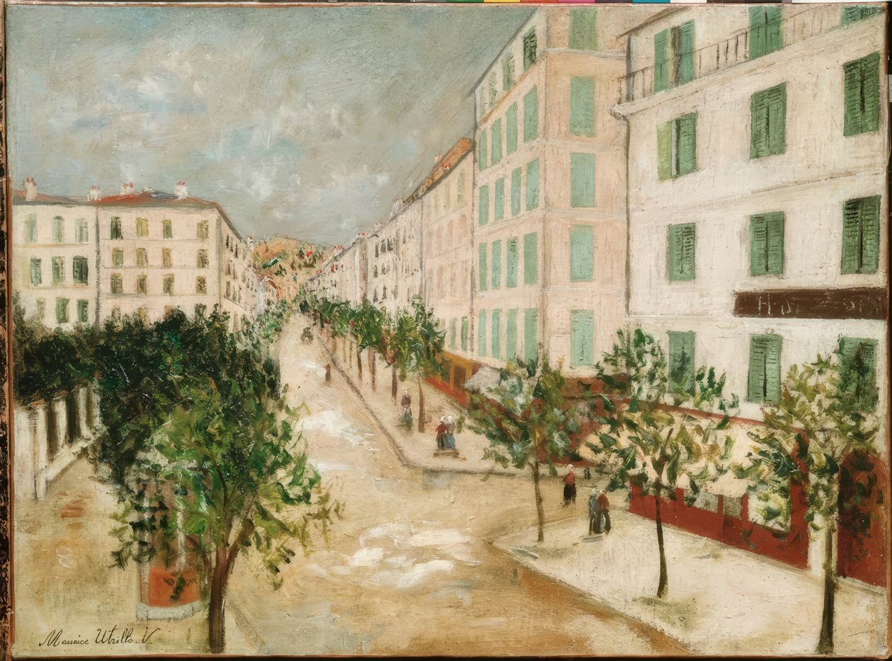 Rue à Corte, Corse/1913 - Maurice Utrillo