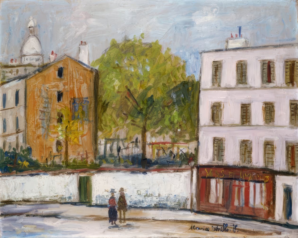 Rue à Montmartre - Maurice Utrillo