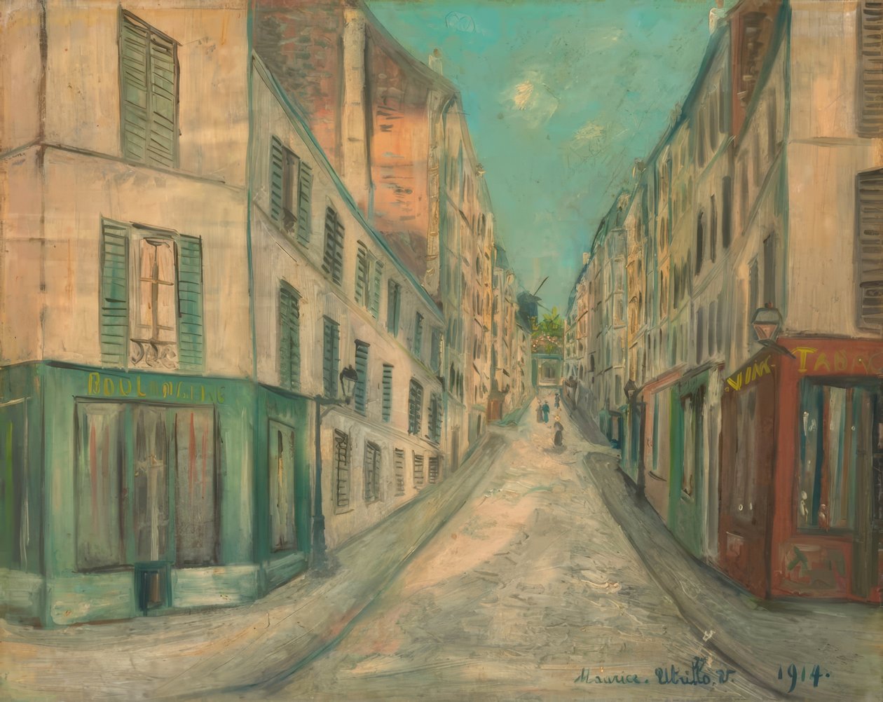 Rue à Paris - Maurice Utrillo