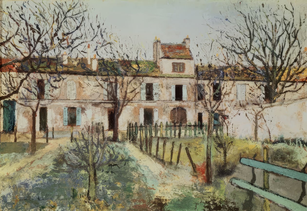 Le jardin de Montmagny  - Maurice Utrillo