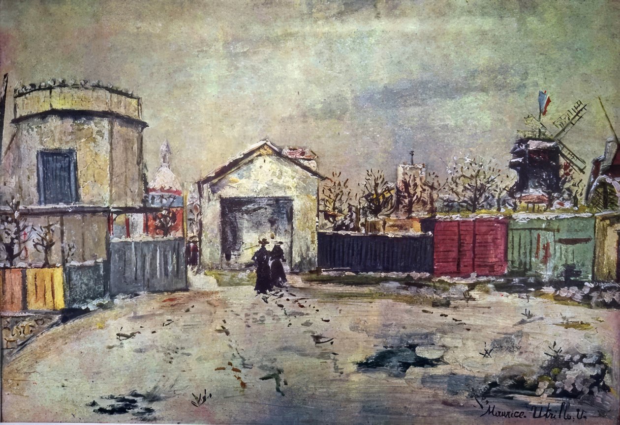 La tour du philosophe - Maurice Utrillo