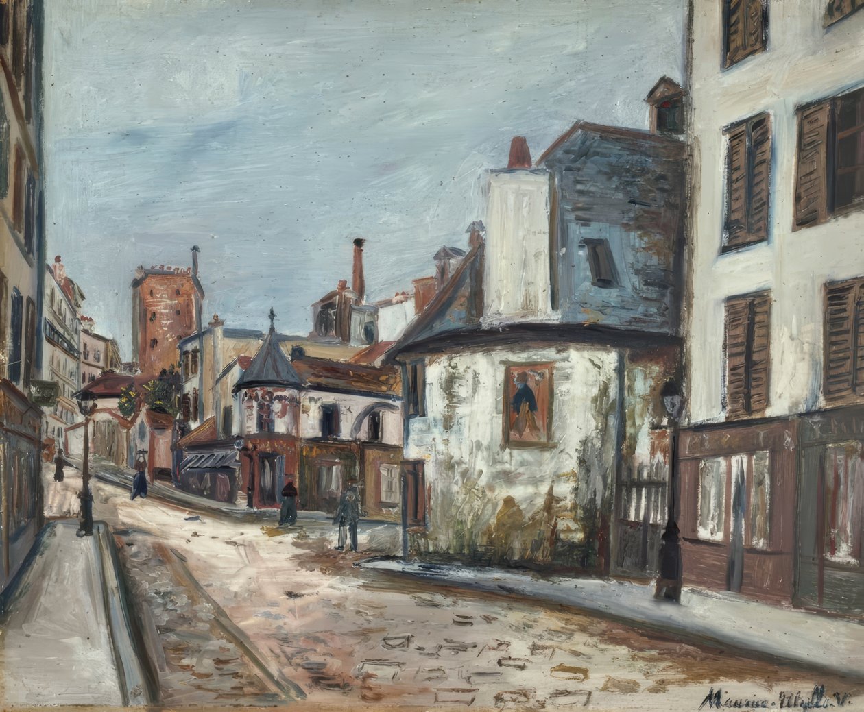 The Tavern "La Belle Gabrielle" - Maurice Utrillo