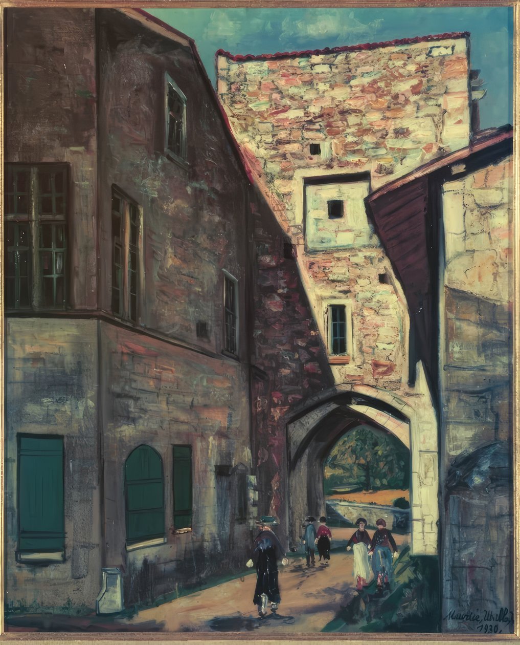Tor in Pérouges - Maurice Utrillo