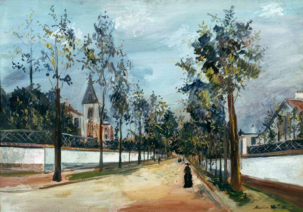 rue de banlieue - Maurice Utrillo