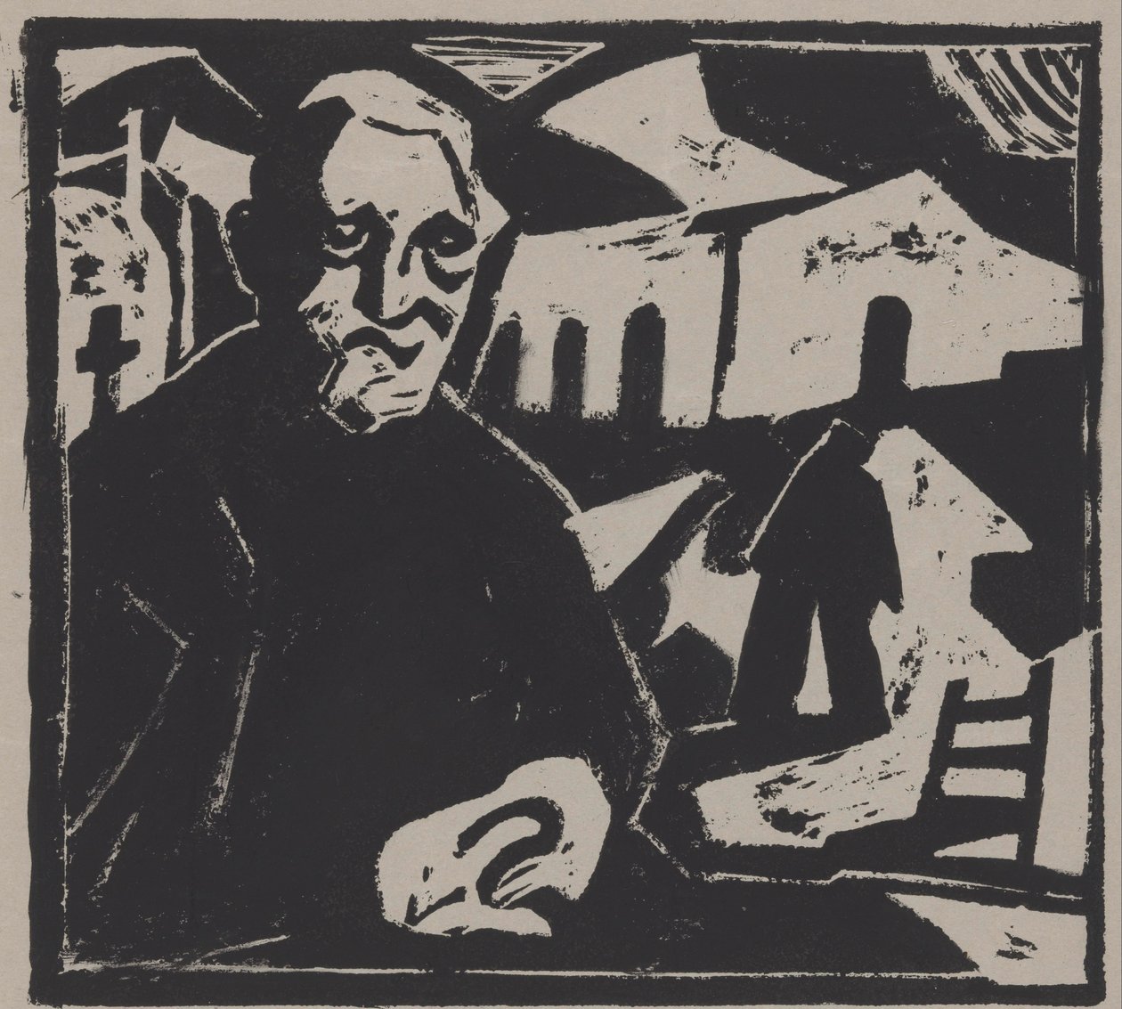 Homme assis - Maurits de Groot (signed by artist)