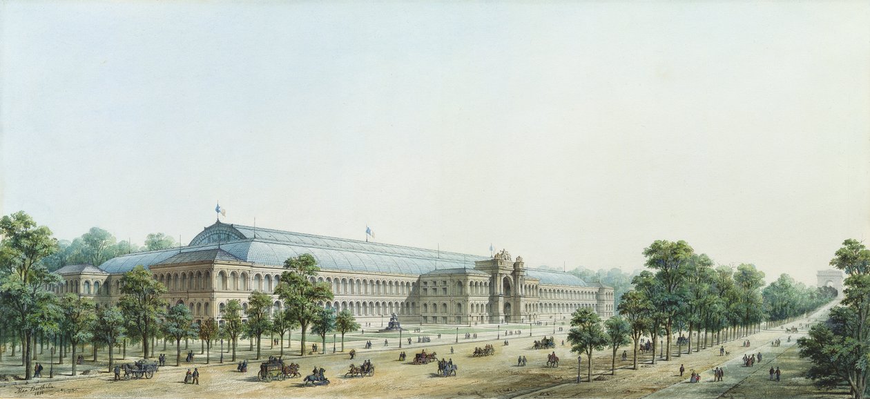 Vue en perspective du Palais de l