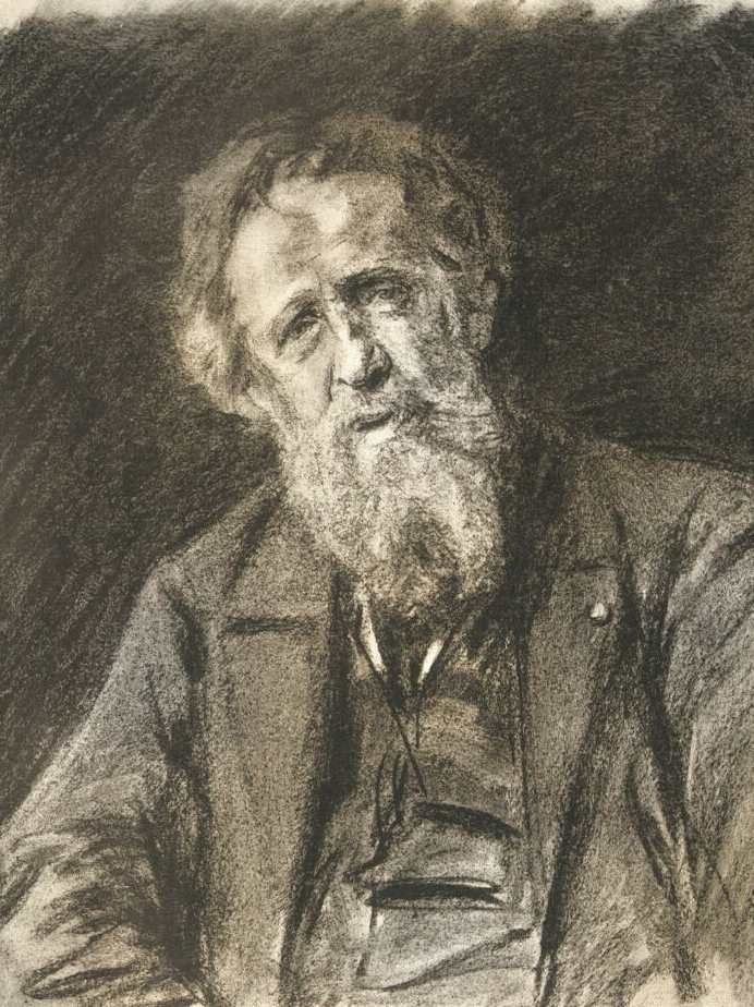 Portrait de Constantin Meunier - Max Liebermann