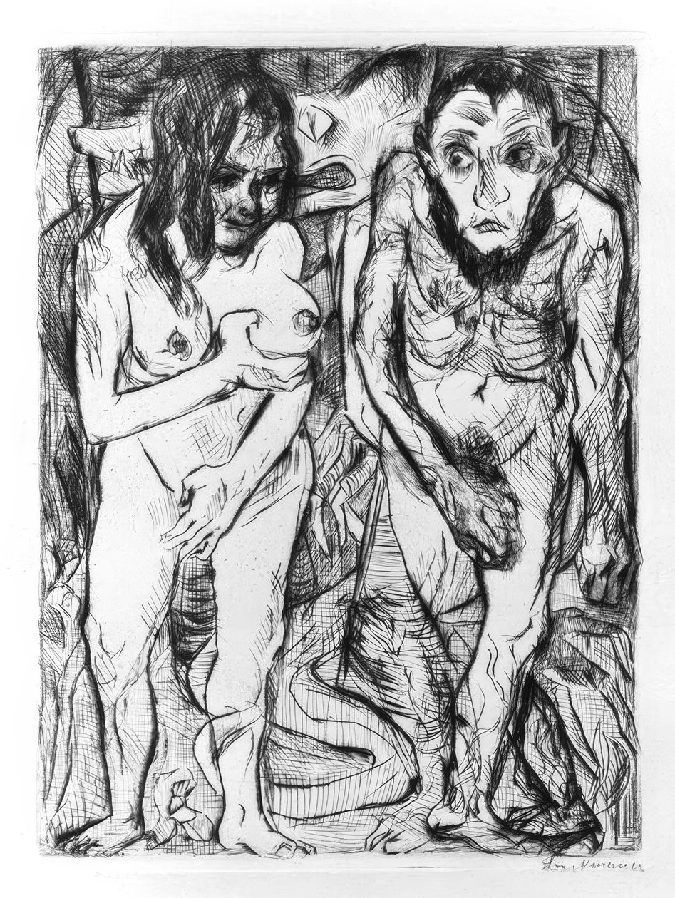 Adam et Ève - Max Beckmann