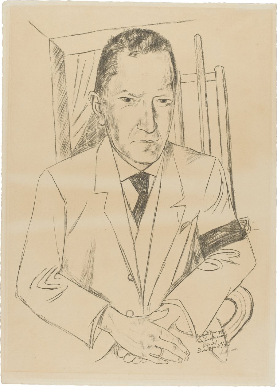 Portrait de Reinhard Piper (1879-1953) - Max Beckmann