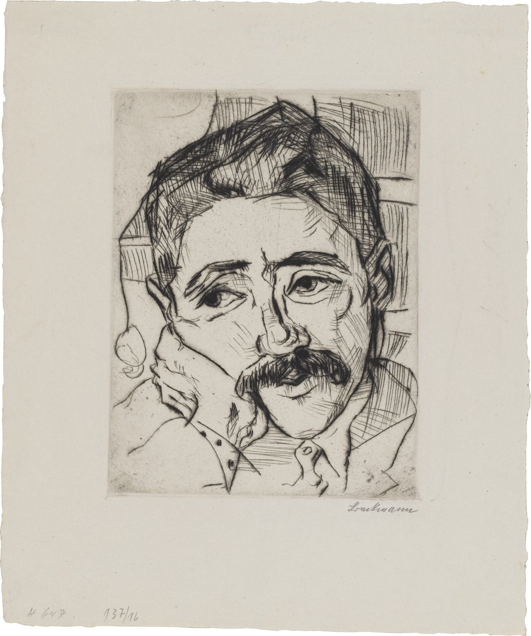 Portrait de Walter Carl (1884-1956) - Max Beckmann