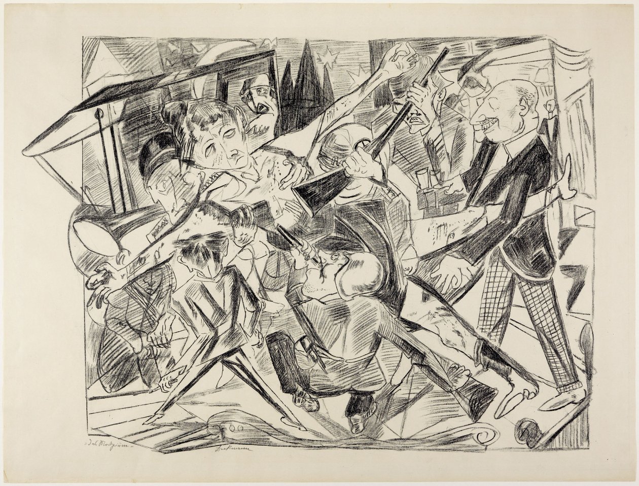 Le martyre - Max Beckmann