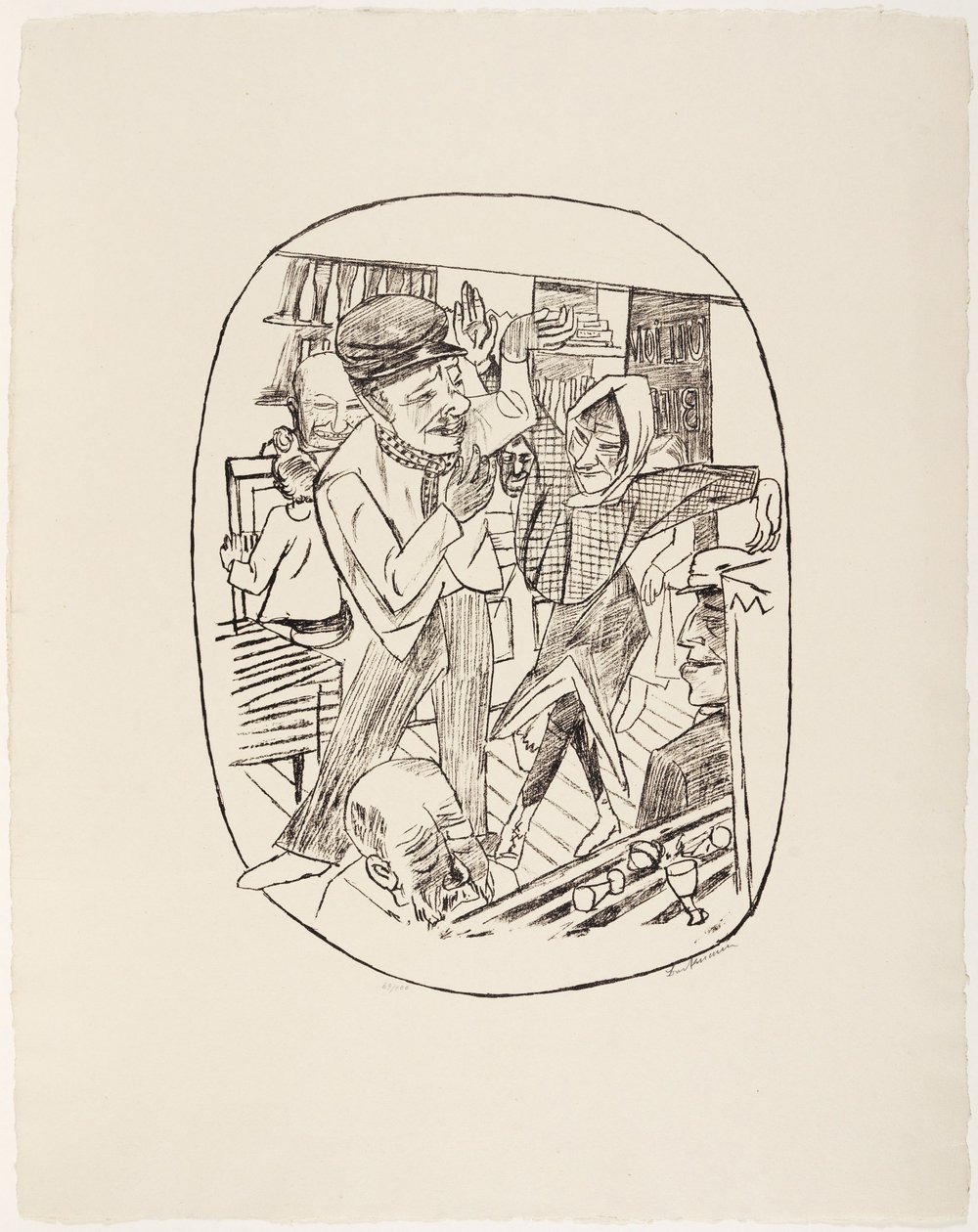 Pub bon marché - Max Beckmann