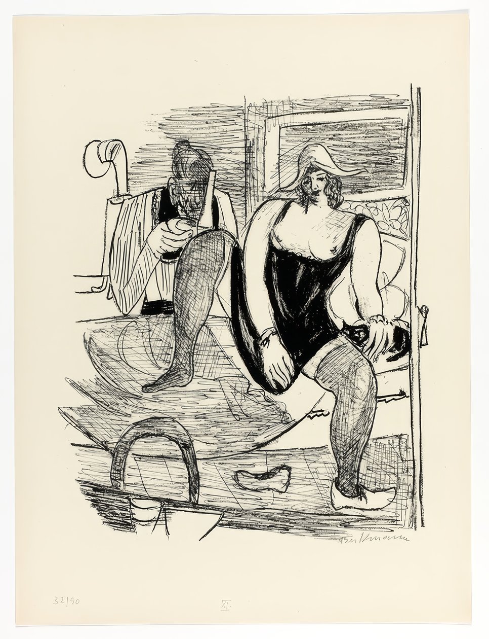 Matin, planche 11 de Day and Dream - Max Beckmann