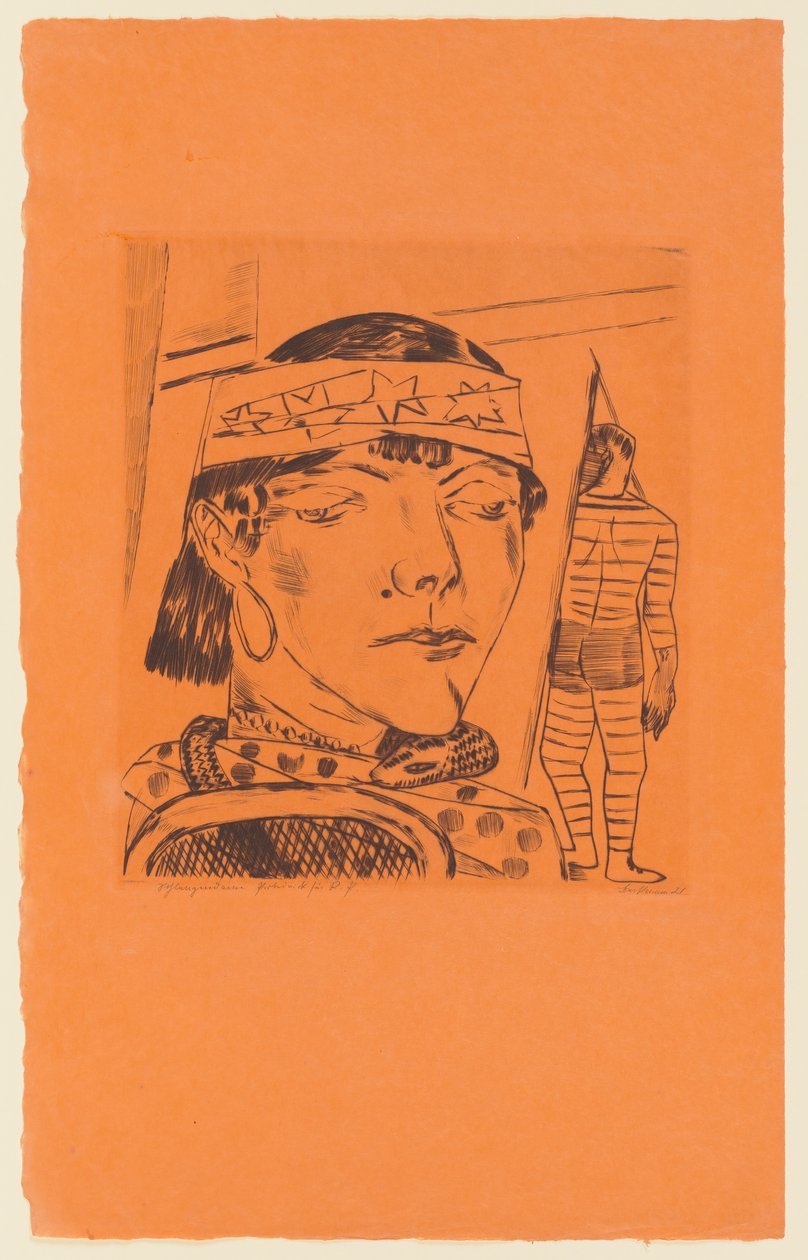 Tafel 10 der Serie: Jährlicher Jahrmarkt - Max Beckmann