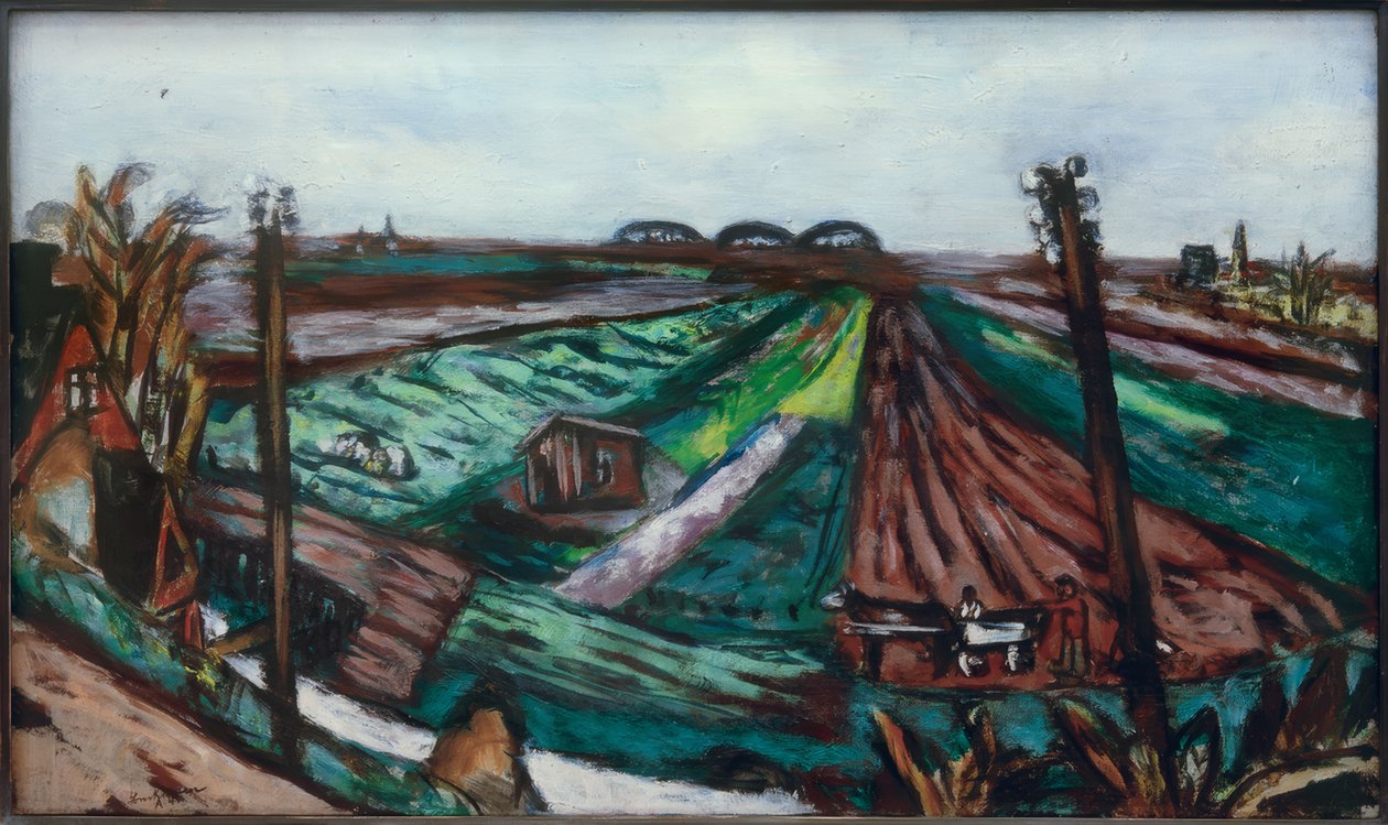 Paysage de polder avec Hembrug - Max Beckmann