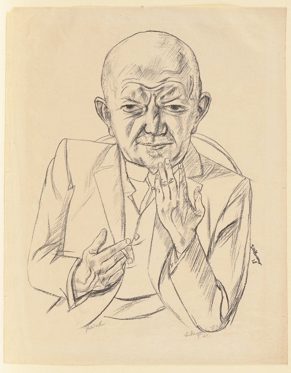 Portrait du Dr Weidner - Max Beckmann