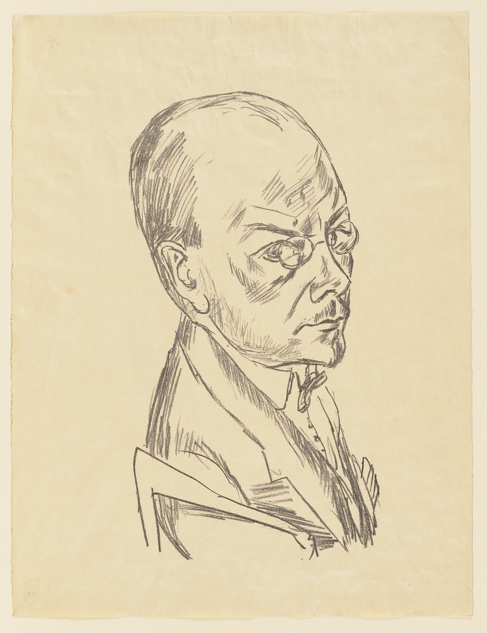 Portrait de Georg Swarzenski - Max Beckmann