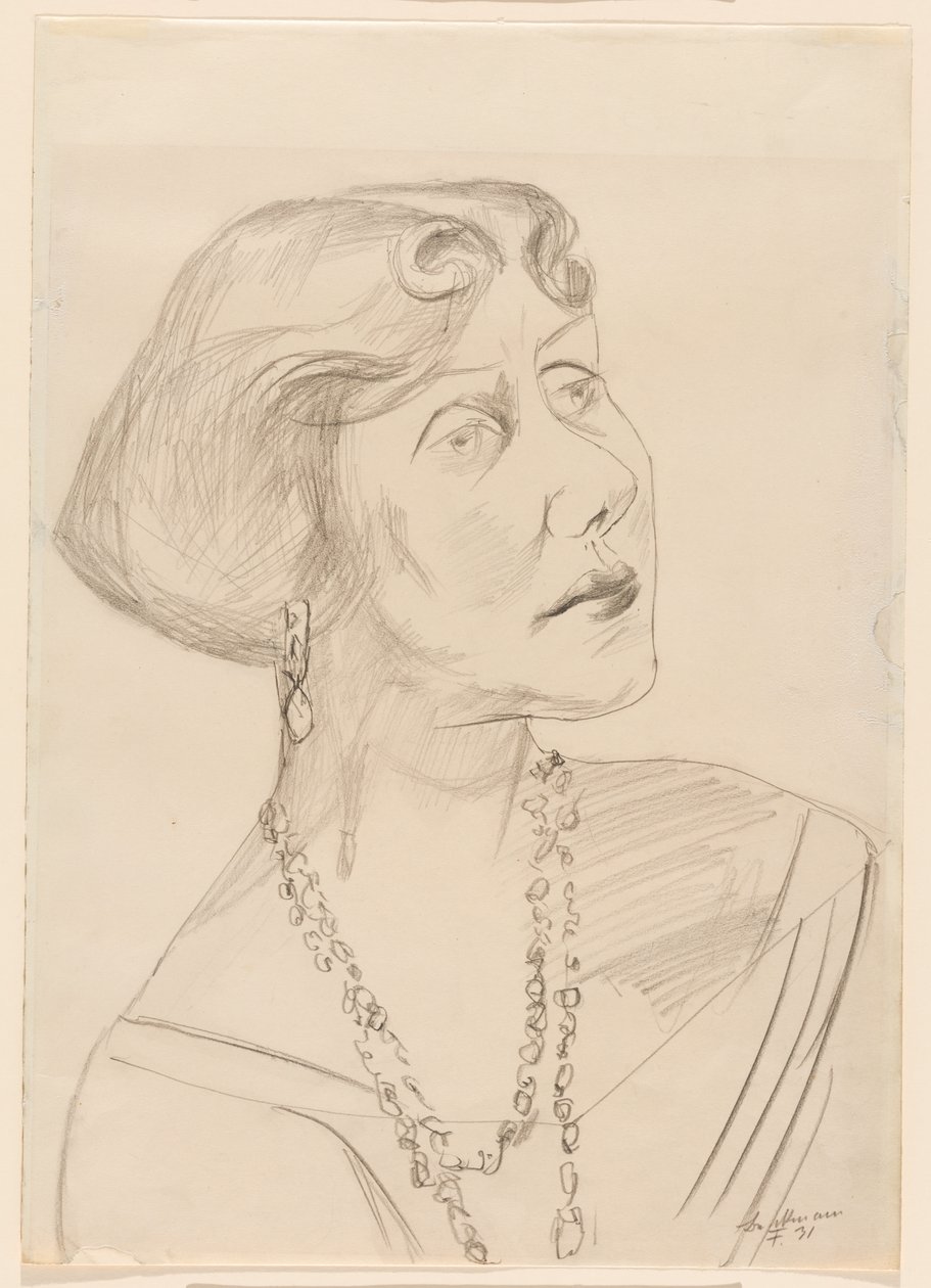 Portrait de Lilly von Schnitzler - Max Beckmann