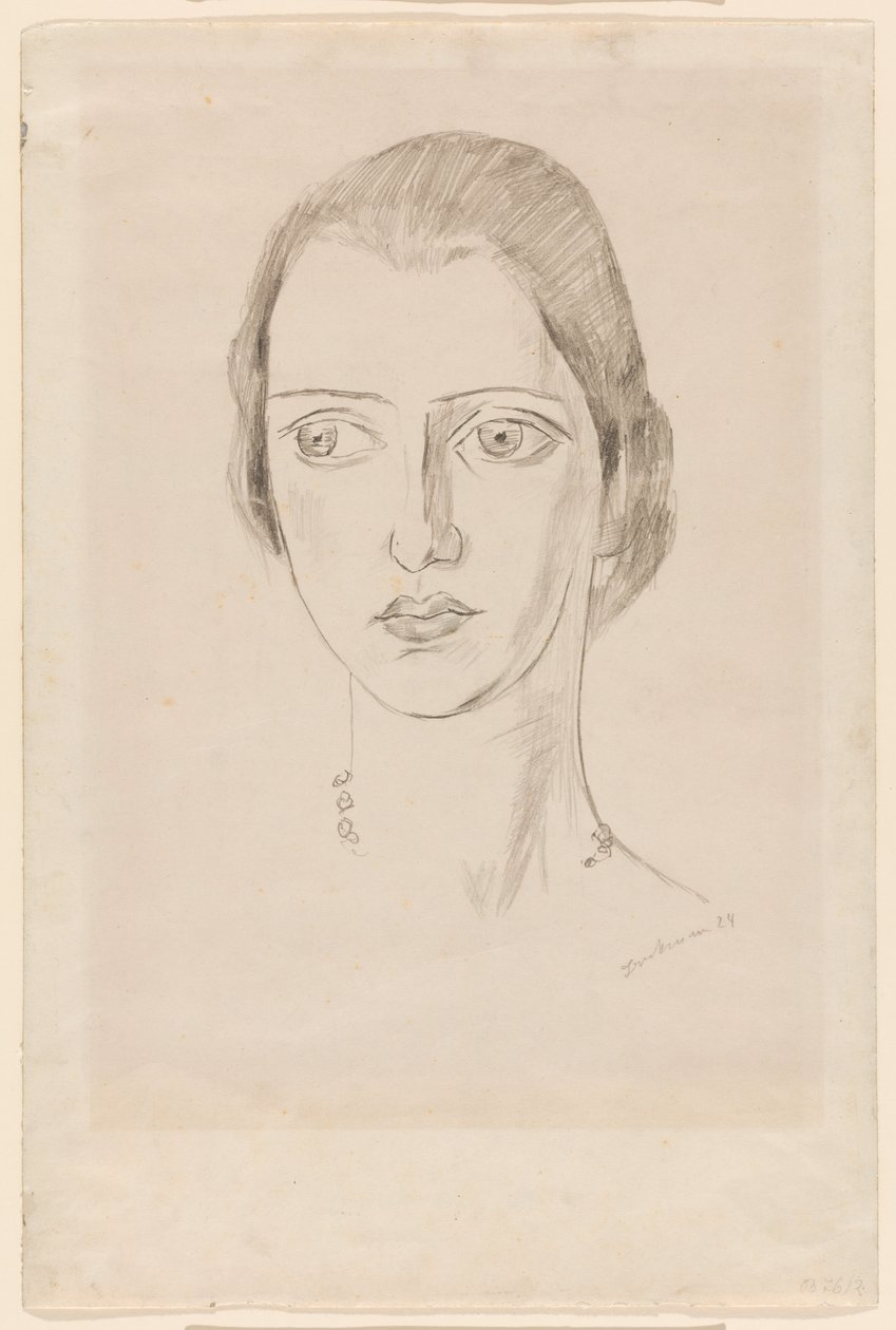 Portrait de Marie-Louise von Motesiczky - Max Beckmann