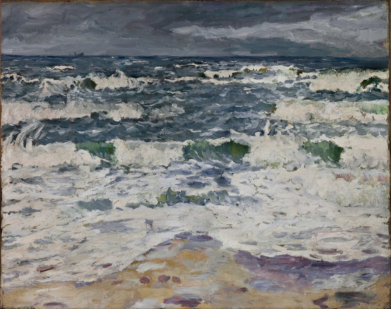 Paysage marin, vers 1907 (huile sur toile) - Max Beckmann