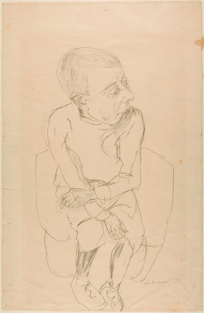 Garçon assis - Max Beckmann