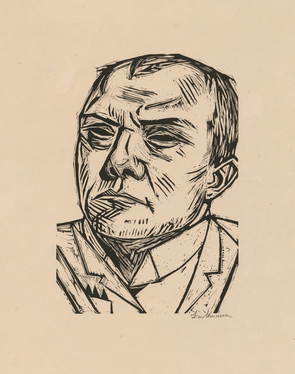 Autoportrait - Max Beckmann