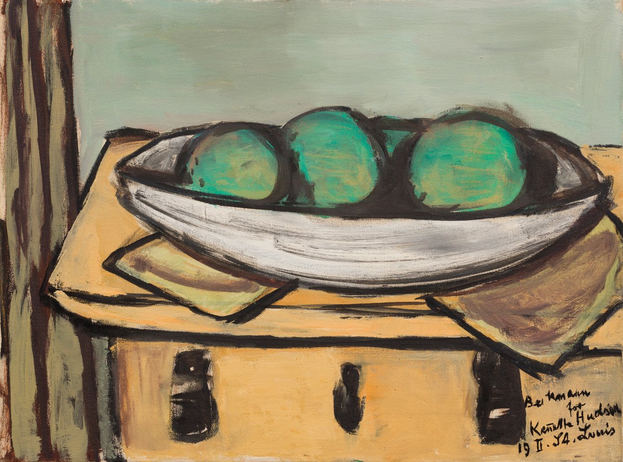 Nature morte aux gros fruits verts - Max Beckmann