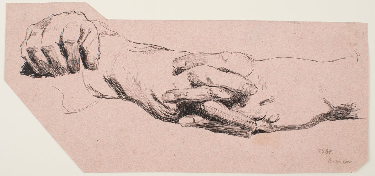 Étude de mains - Max Beckmann