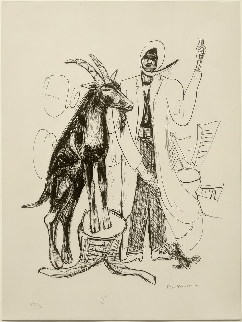 Le bouc - Max Beckmann