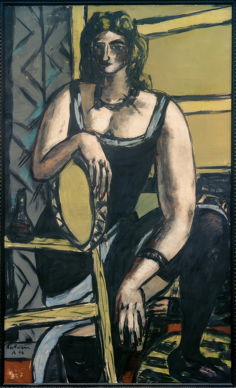 Danseur avec tambourin - Max Beckmann
