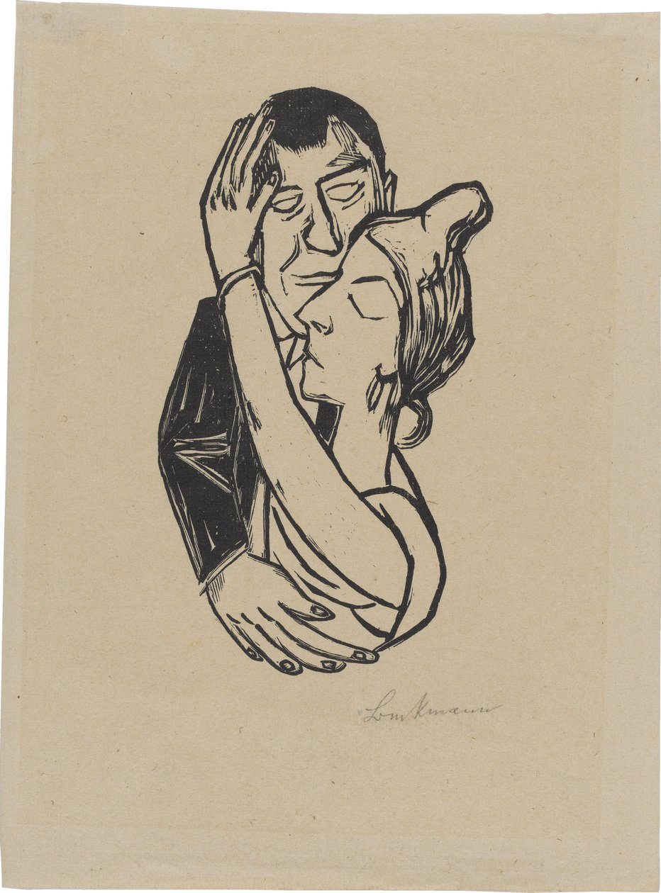 Danseuses (planche 2 de : Deuxième portfolio Ganymède) - Max Beckmann