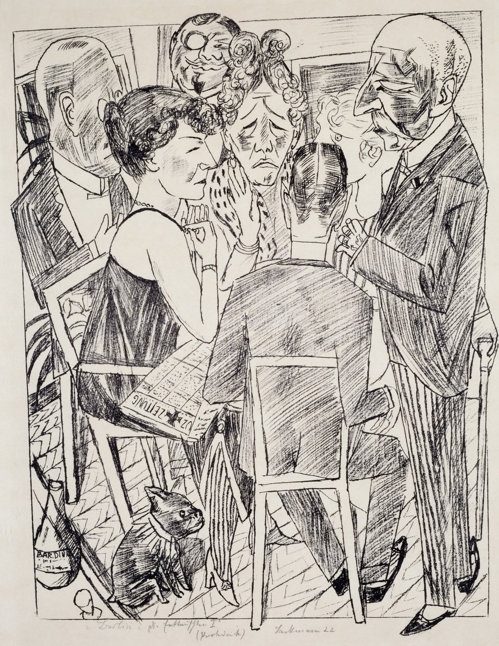 Le déçu I, par Max Beckmann (1884-1950) - Max Beckmann