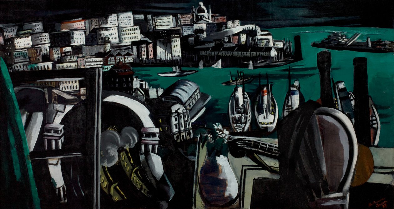 Le port de Gênes - Max Beckmann