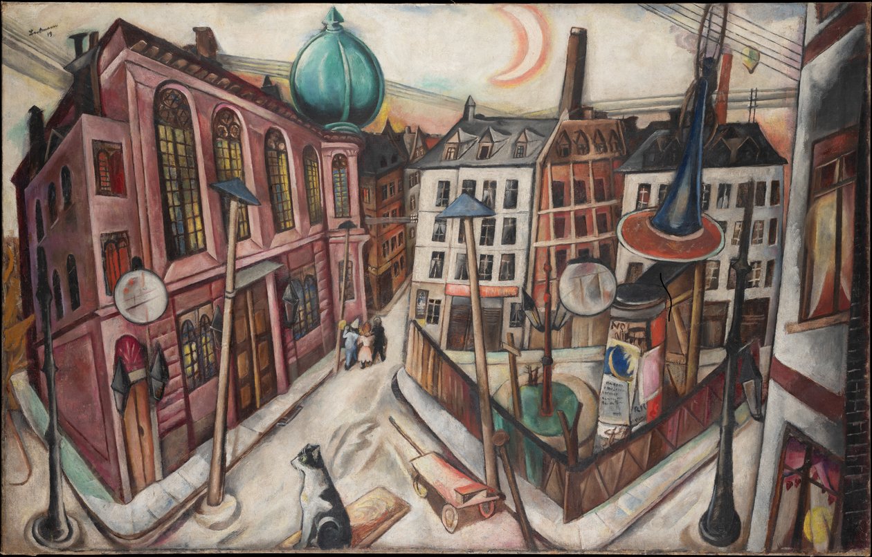 La synagogue de Francfort-sur-le-Main - Max Beckmann