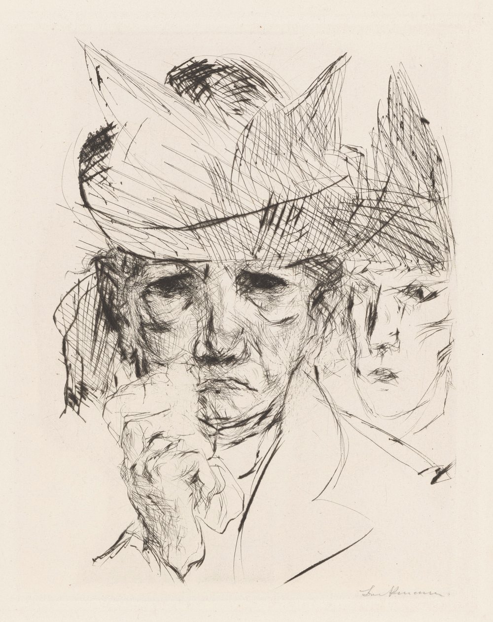 Femme qui pleure - Max Beckmann