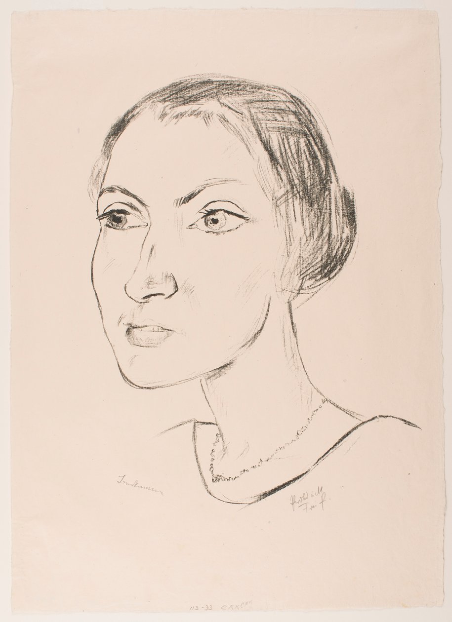 Femme au collier (Mme Parcus) - Max Beckmann