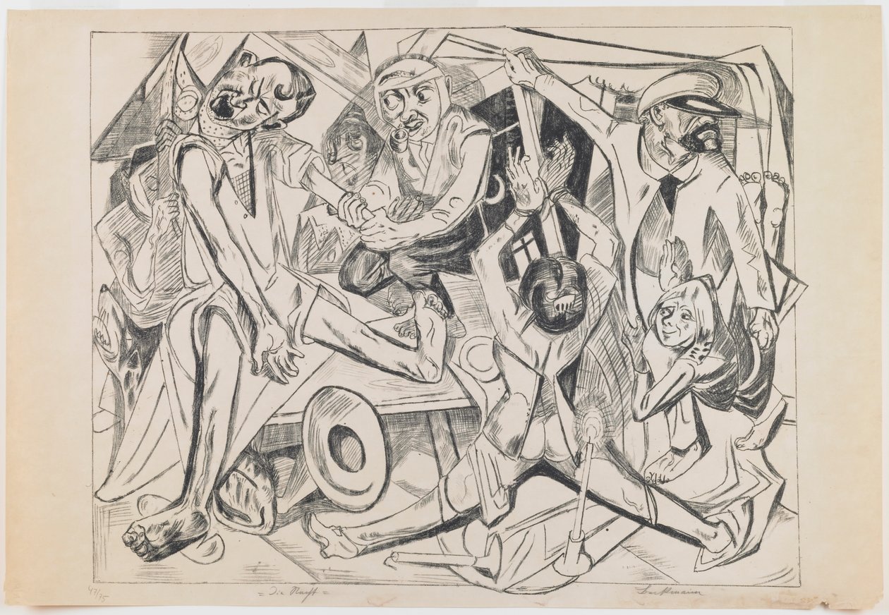planche 7 : Nuit - Max Beckmann
