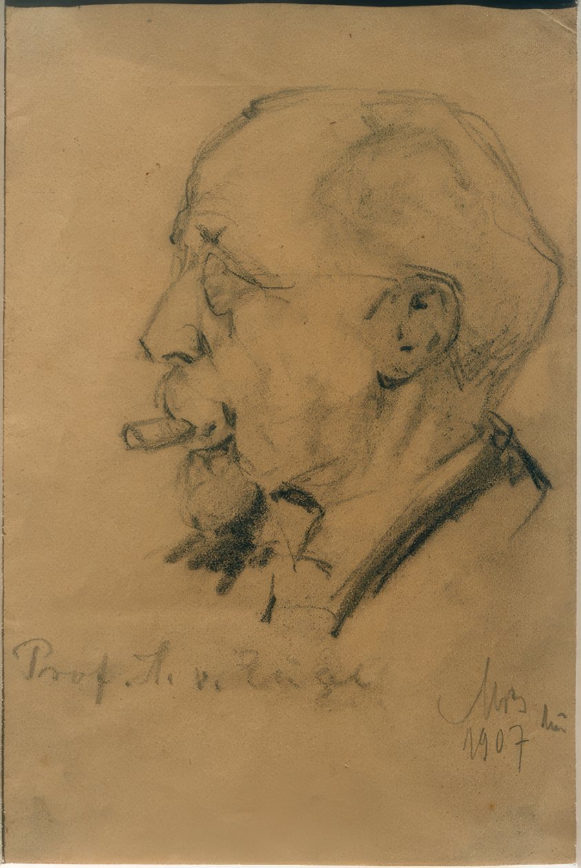 Portrait de Heinrich von Zügel - Max Bergmann
