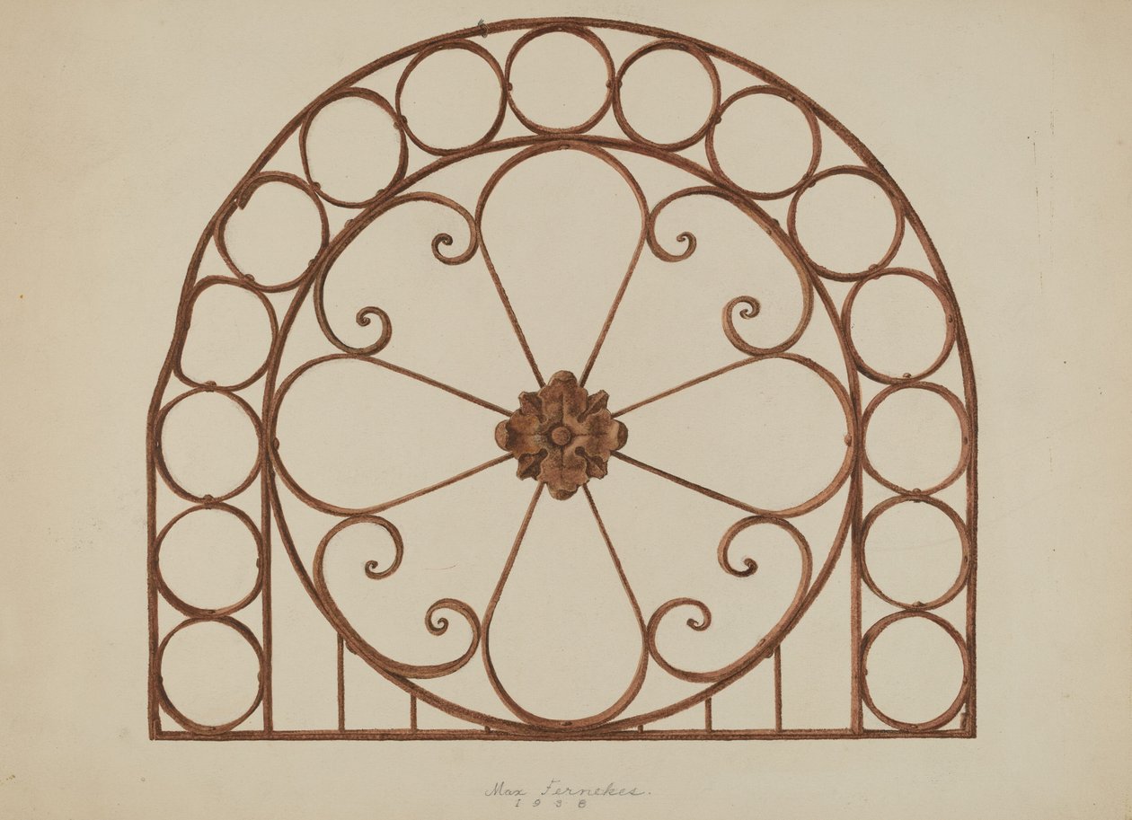 Grille en Arc, 1938 - Max Fernekes
