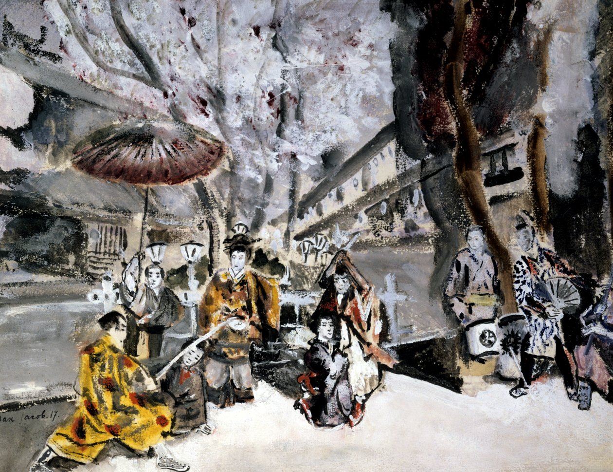 Le Jardin japonais | Max Jacob | Estampe d'art