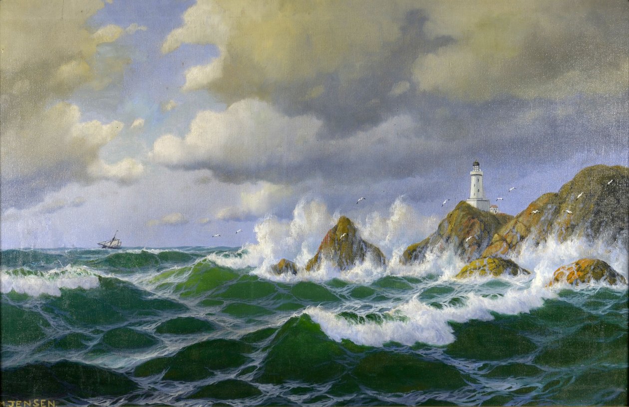 Phare sur les falaises - Max Jensen