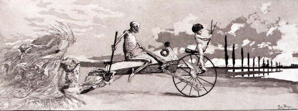 Cupidon, la Mort et Au-delà - Max Klinger