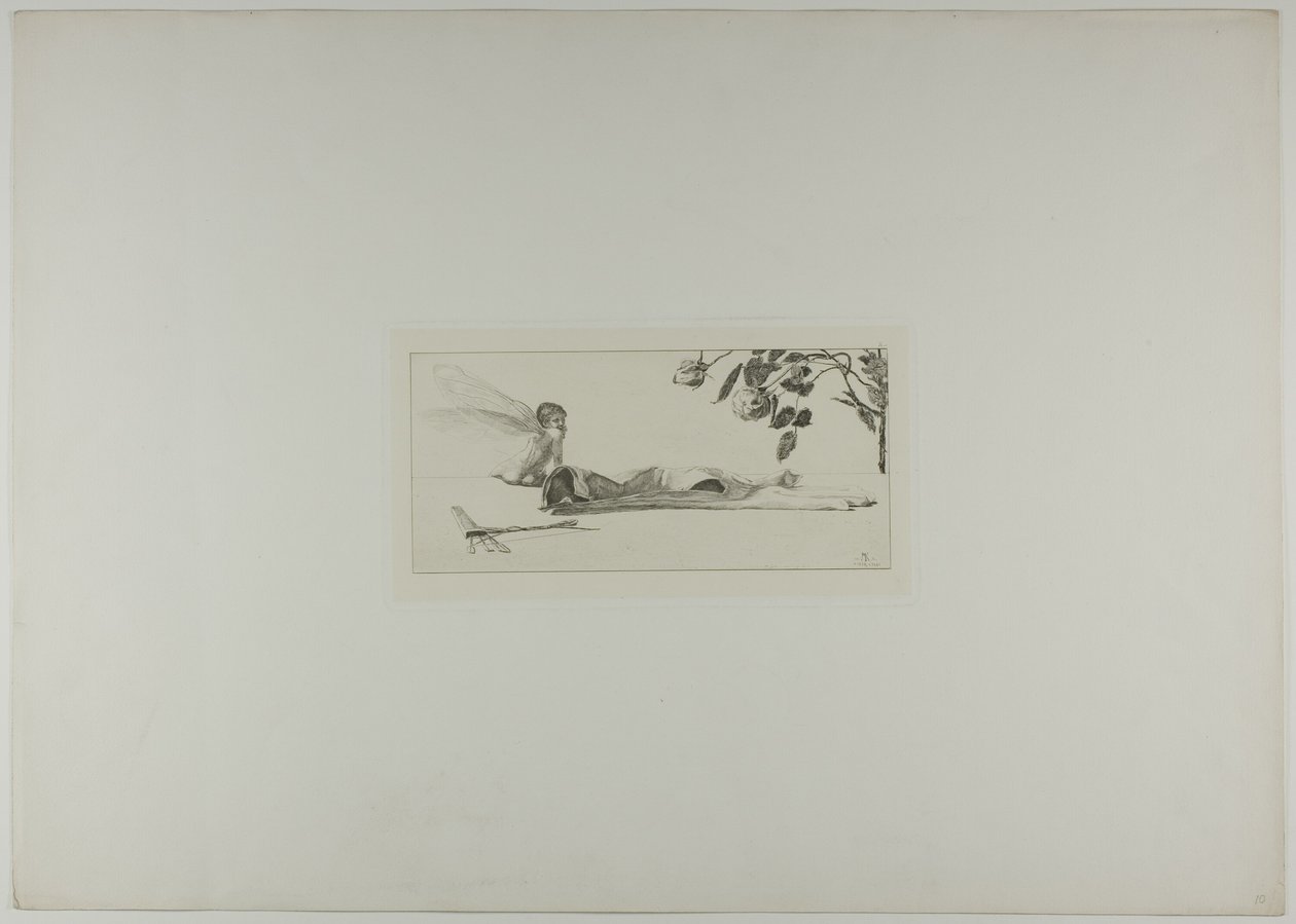 Cupidon, plaque dix du Gant - Max Klinger