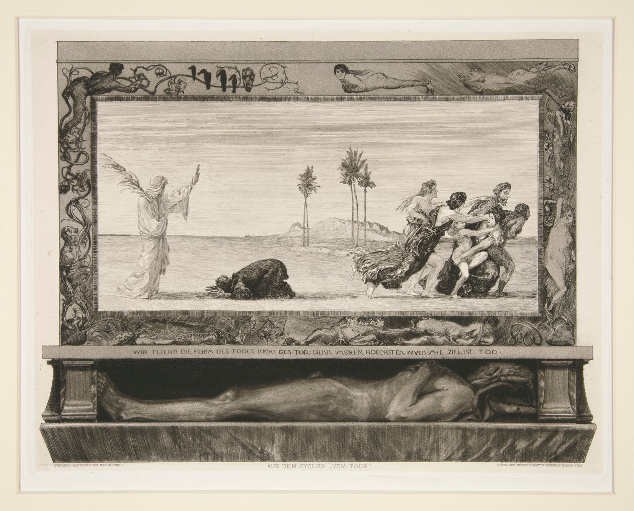 La mort le sauveur, de Vom Tode (Sur la mort) - Max Klinger