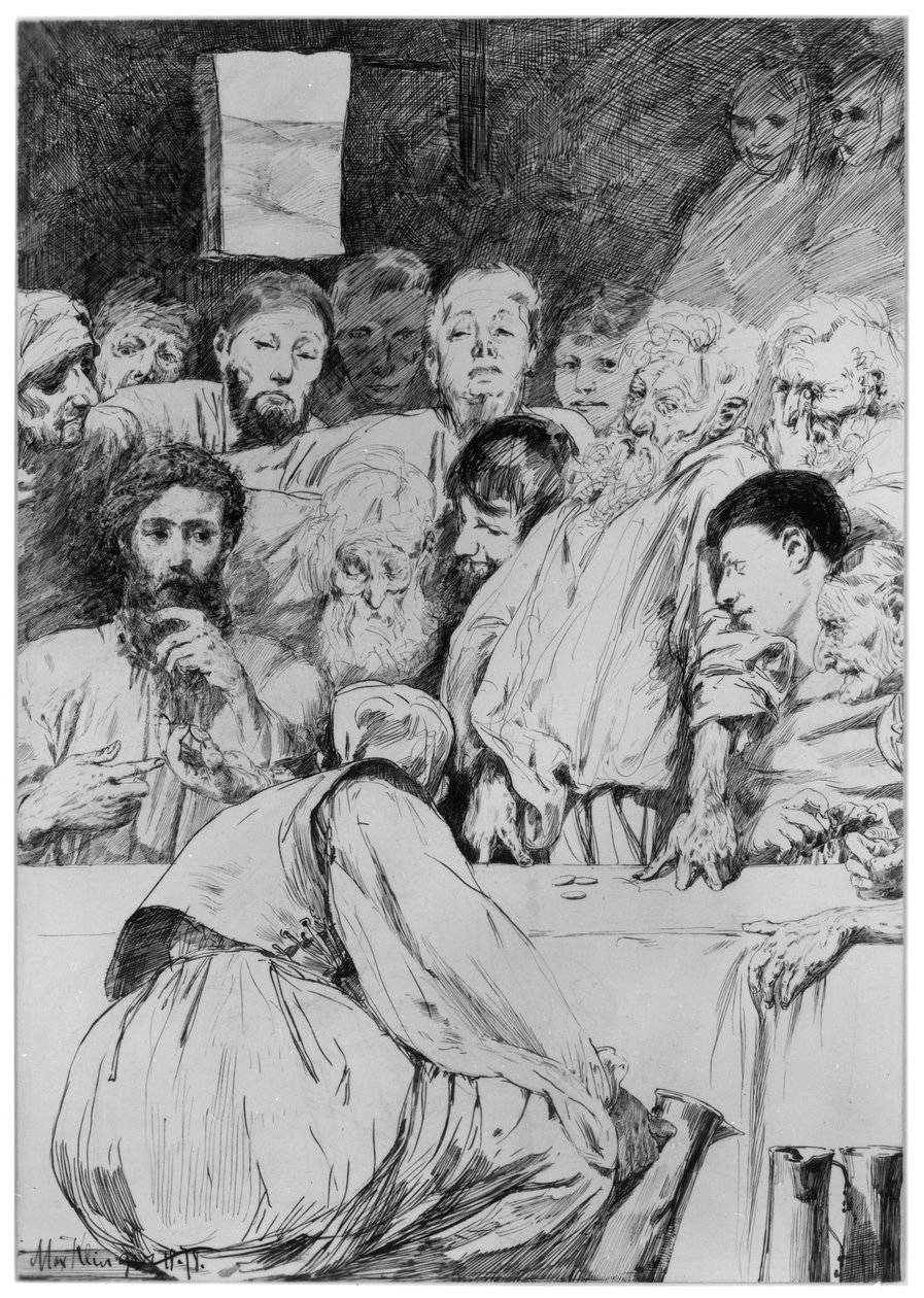 La pièce du tribut - Max Klinger
