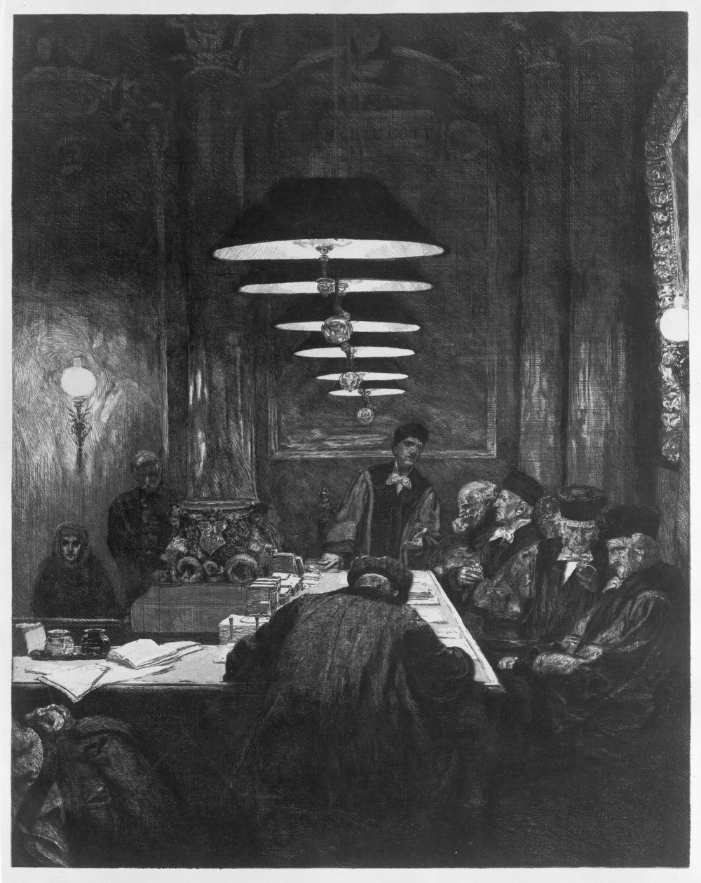 Drames. Planche 5 : Une mère III. - Max Klinger