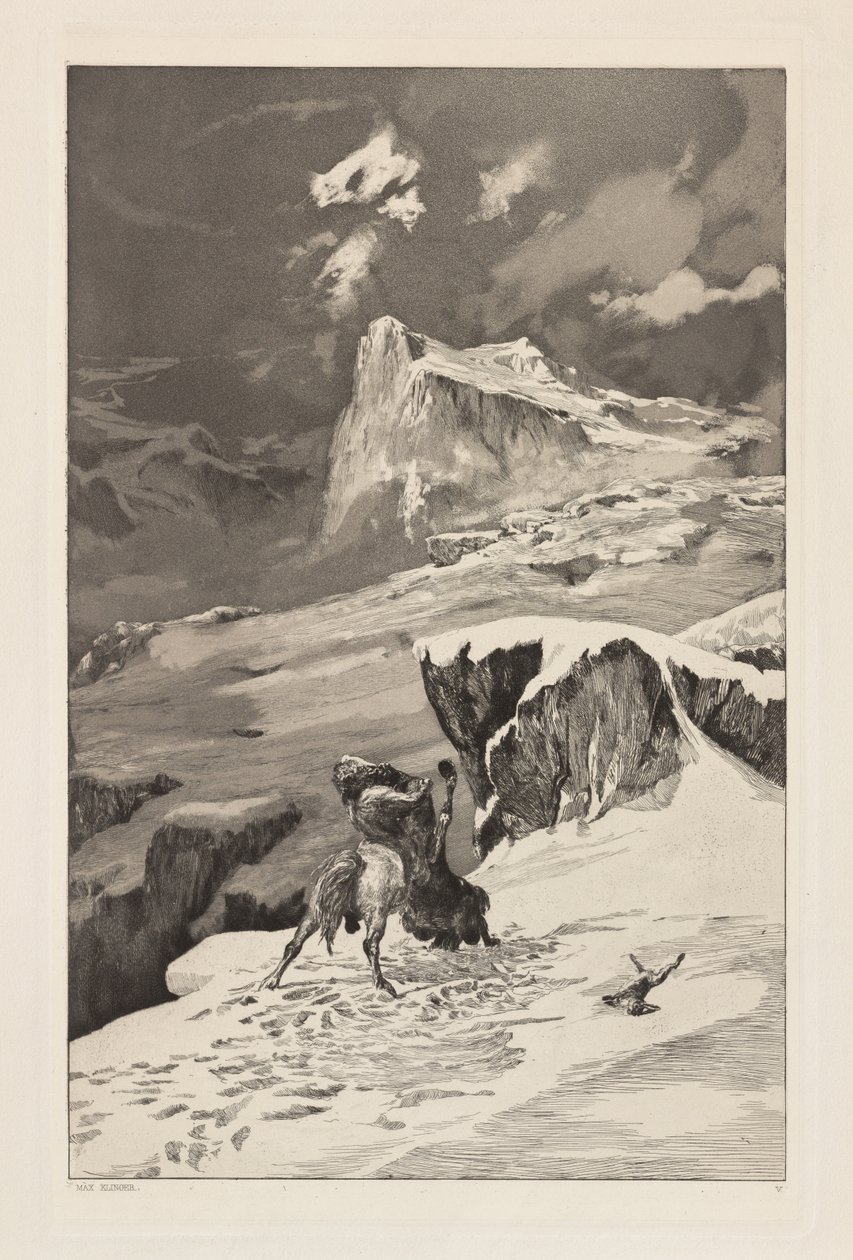 Centaure combattant - Max Klinger