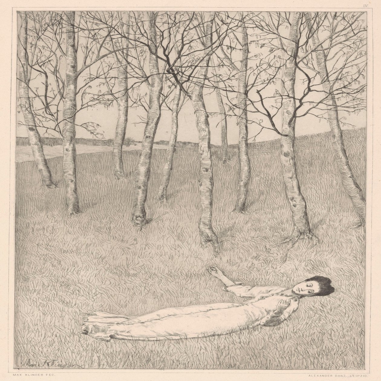 Début du printemps - Max Klinger
